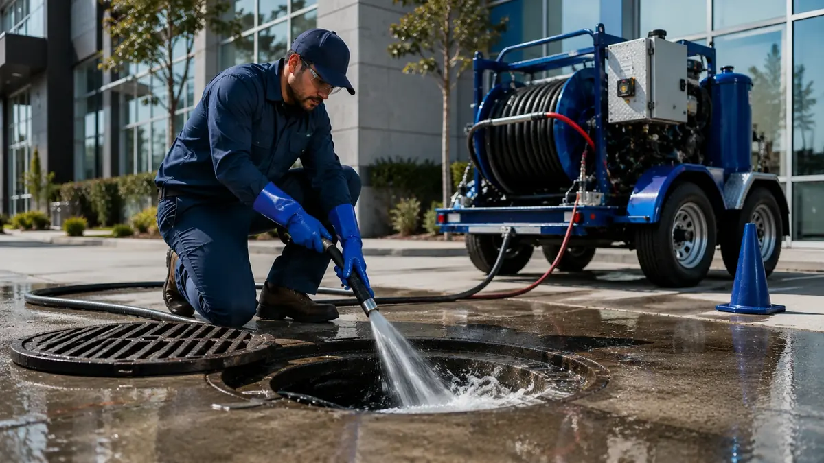 Commercial Hydro Jet Drain Cleaning in Banning