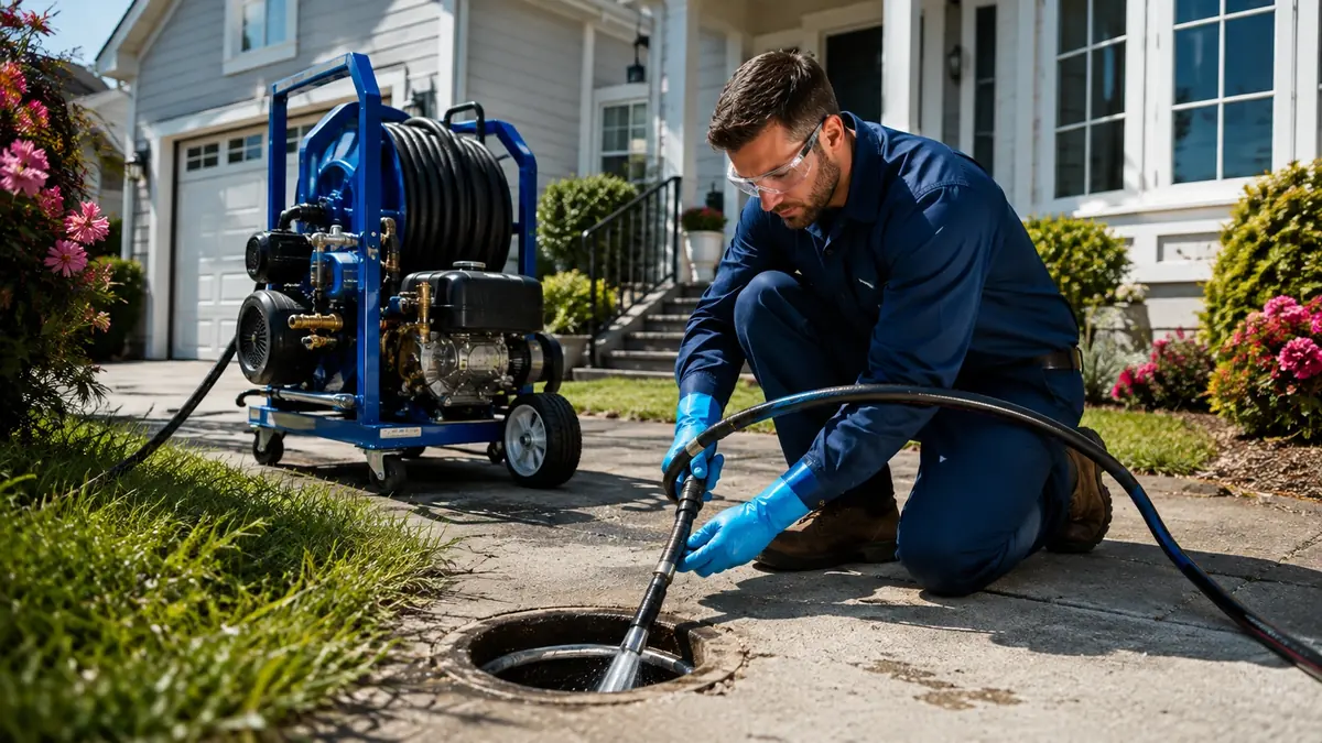 Residential Hydro Jet Drain Cleaning in Banning